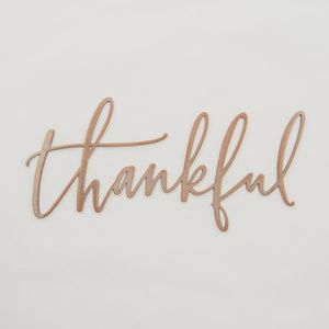Magnolia Market Copper Thankful Sign